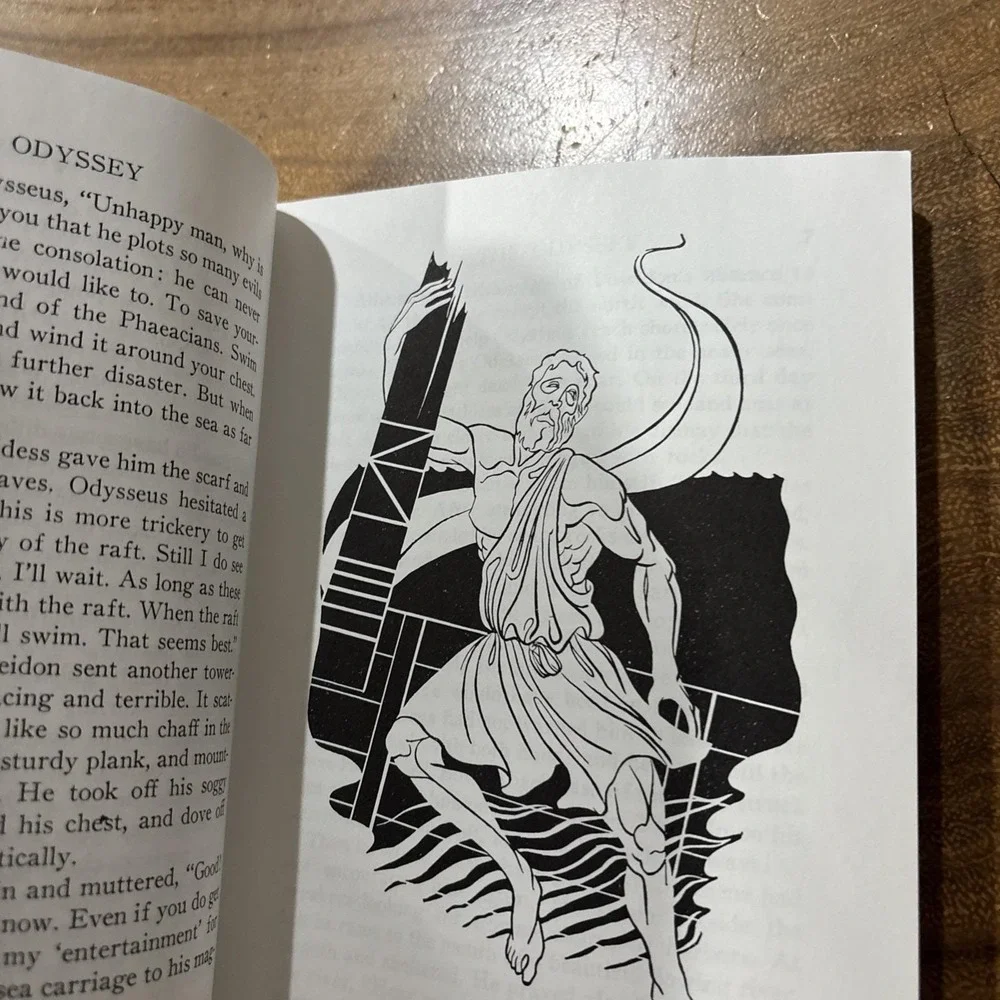 Vintage 1968 The Odyssey of Homer Hardcover Henry I Christ Globe Book Co Ex-Lib